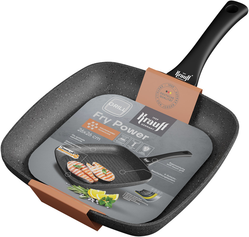 Сковорода гриль KRAUFF Fry Power 26 х 26 см (25-45-131)